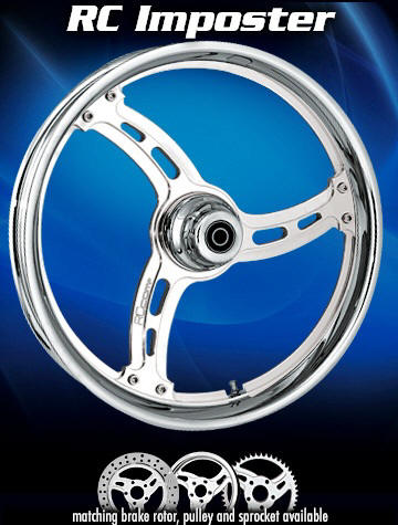 Motorcycle / Cruiser RC Components Chrome Billet Rims - 1(509)466-3410